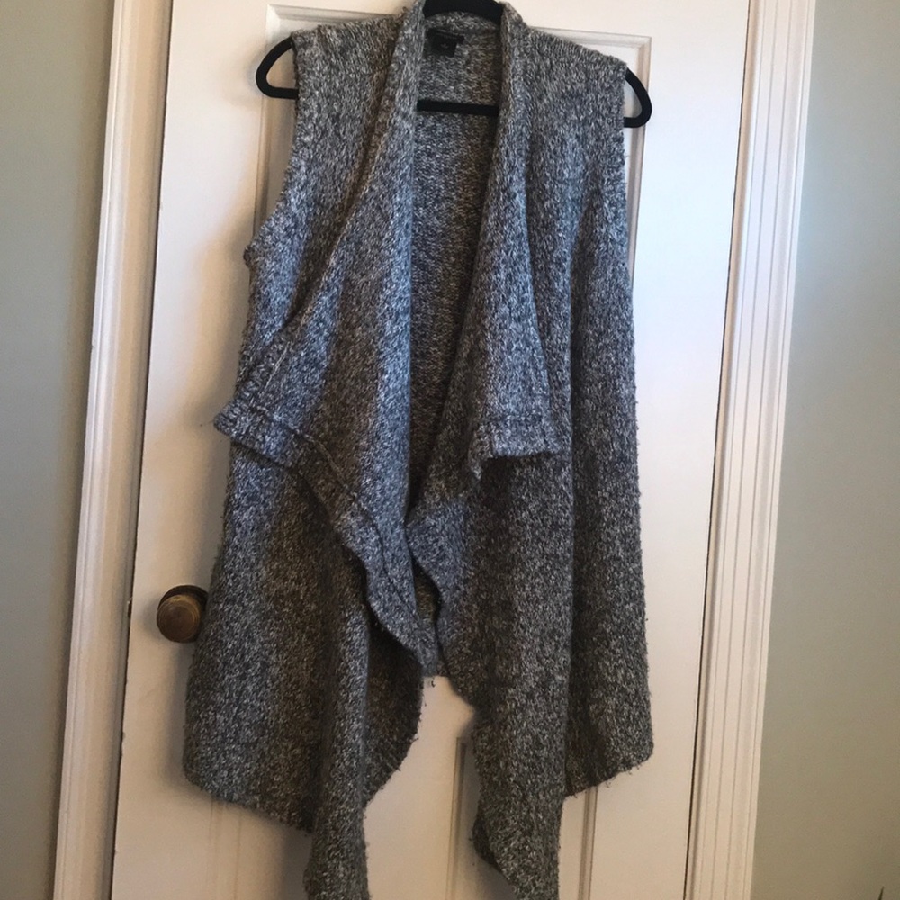 Ann Taylor waterfall chunky vest